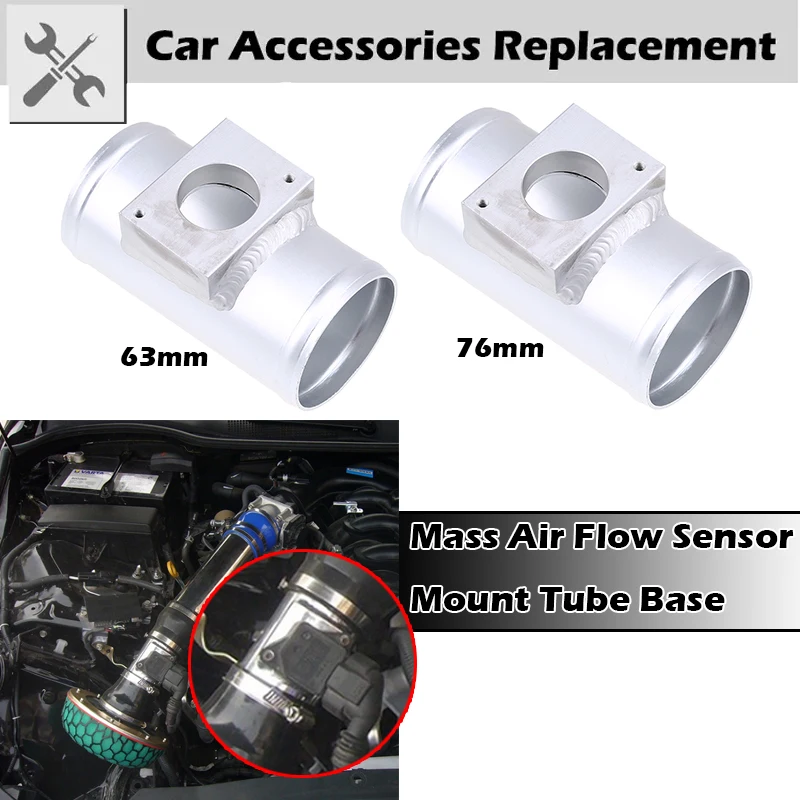 MassAirFlowSensorBaseAirIntakesMeterModificadoMountMAFAdapterMitsubishiCarAcess