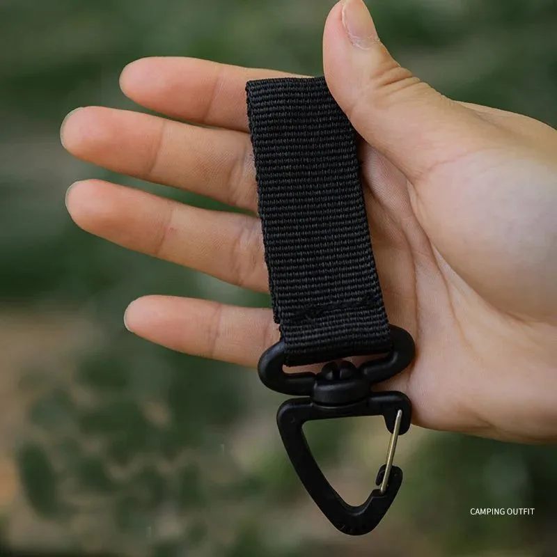 Backpack Accessories Outdoor 360 Degree Rotating Nylon Mountaineering Buckle Keyhook Strap Buckle Belt Buckle Suspension
