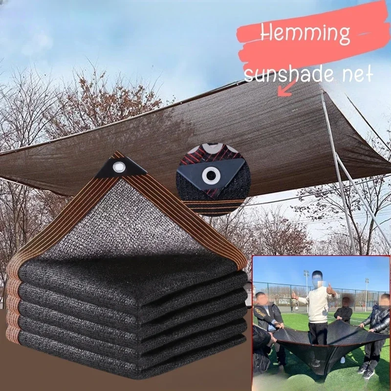 Sunshade Cloth Sunscreen Net Cover with Grommets, Suitable for Outdoor Courtyards, Garden Terraces, Car Sunshade Net Insulation