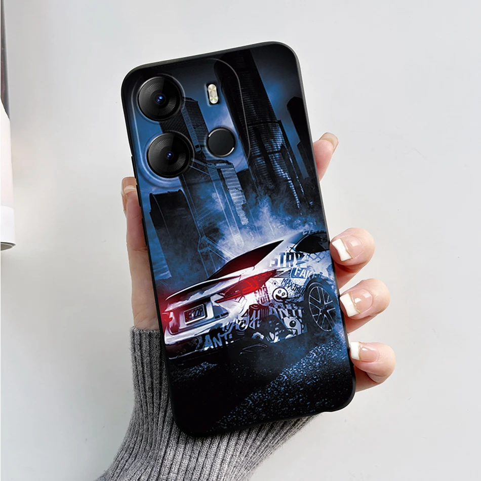 Luxury Marble Soft Silicone Phone Case - Tecno Pop 7 Series