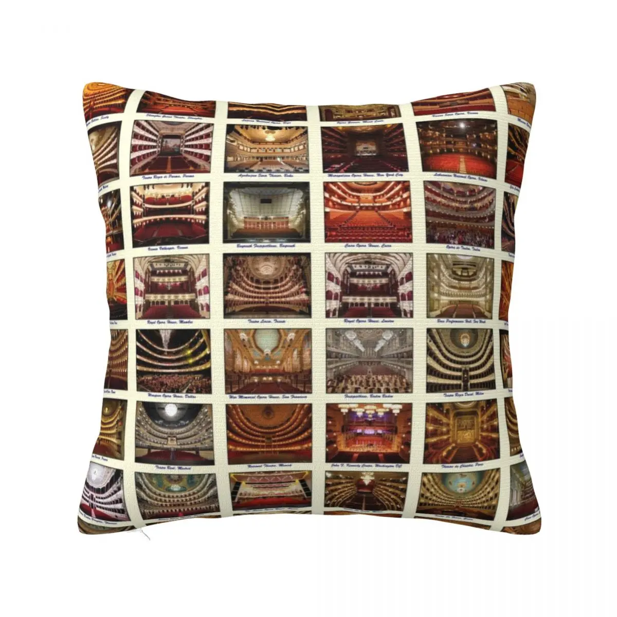

Opera Houses Throw Pillow christmas decorations for home 2023 christmas pillowcases Pillow Cover