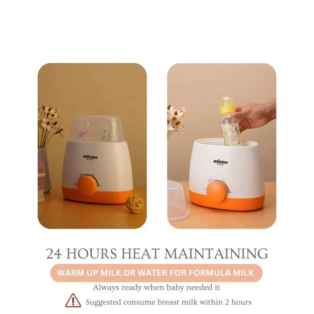 EU Plug Baby Bottle Warmer Temperature Adjustment Safe Milk Heater Thermal Universal Baby Bottle Heater Feeding Accessories
