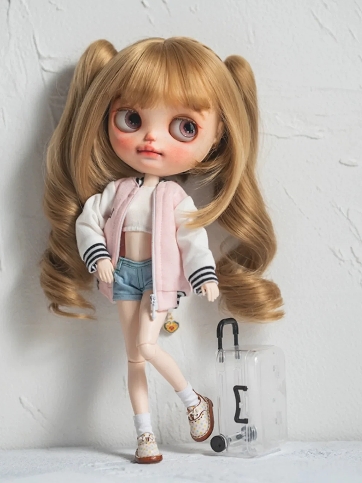 

Одежда для кукол ICY DBS Blyth 30 см 1/6 19 шарниров OB24 Azone спортивная бейсбольная куртка для девочек топ кукольная одежда Сделай Сам кукла на заказ