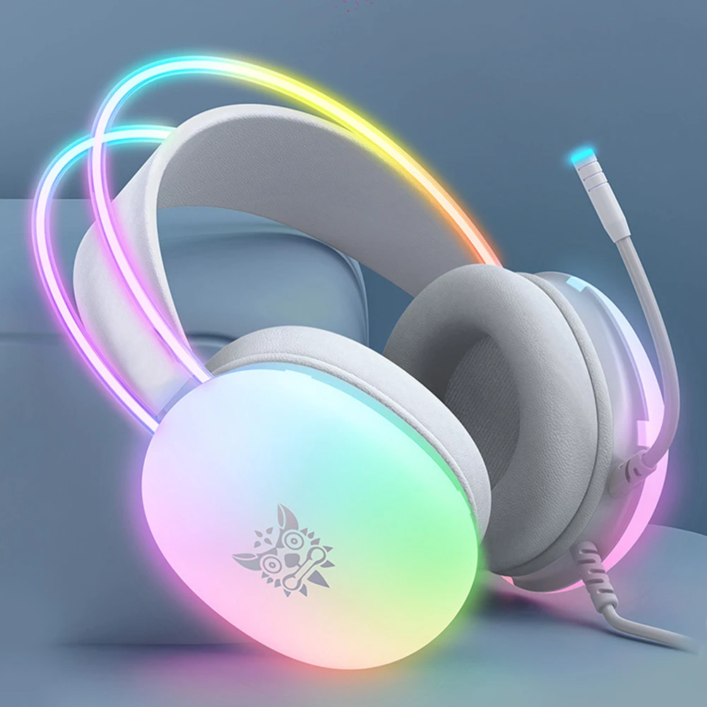 Gaming Headset Over Ear Headphones with Mic Wired Headphones Gaming for PS4 PC Laptop