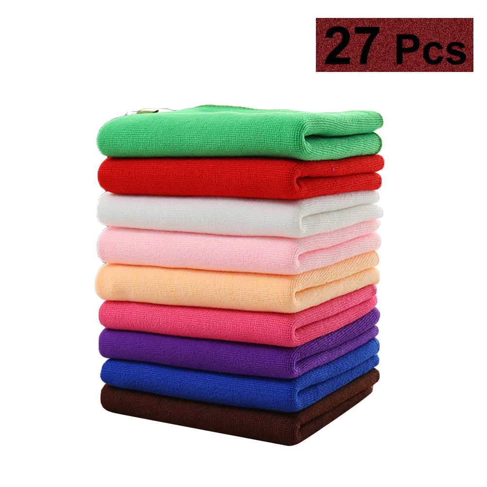 

Car Cleaning Microfiber White Microfiber Towels 30x70cm Microfiber Auto Car Polishing Waxing Drying Cloth