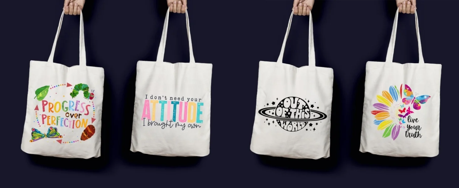 Canvas Tote for Women with Inner Pocket Bags Gift Reusable Grocery Bags