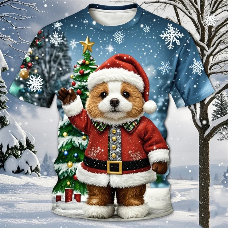 Christmas 3D Print Unisex T Shirt