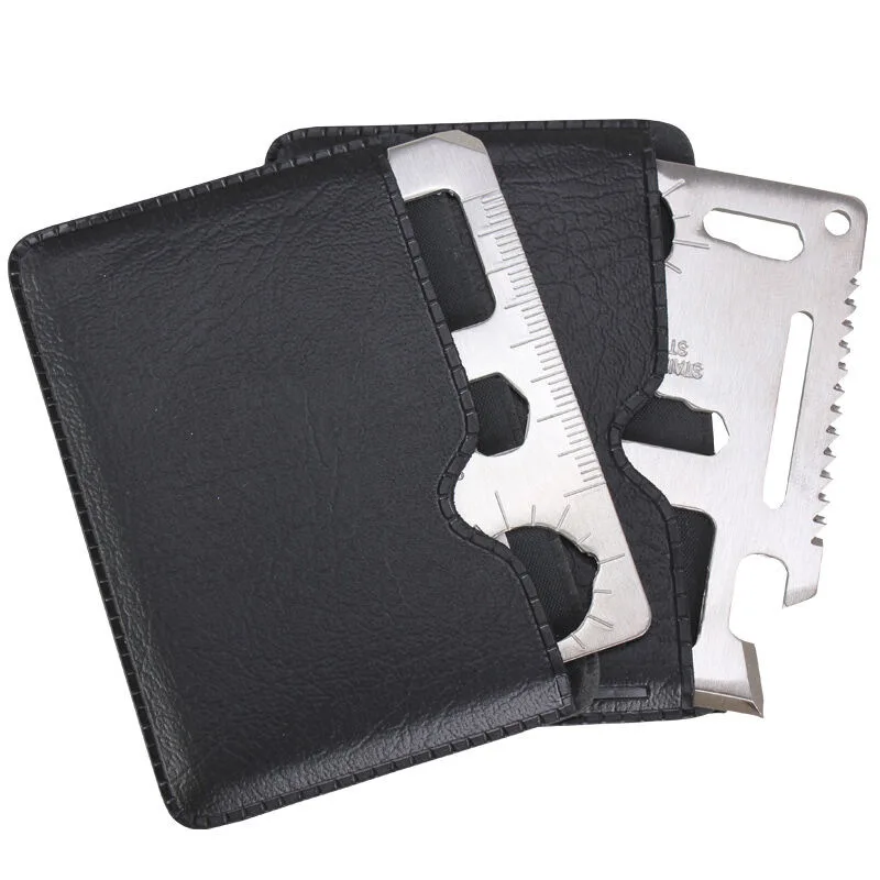 Pocket Tool Credit Card 11 In 1 Portable Outdoor Camping Survival Multi-Tool Tourism Equipment All In One hunting tool