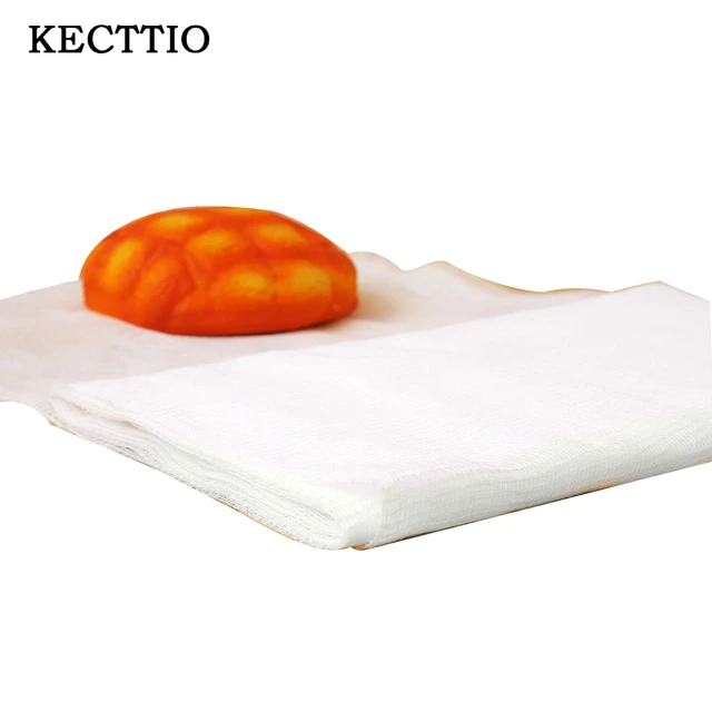 1pcs Large White Cotton Gauze Cheesecloth Fabric Reusable Muslin Cloth for  Straining, Cooking, Tofu ,Cheesemaking, Baking - AliExpress