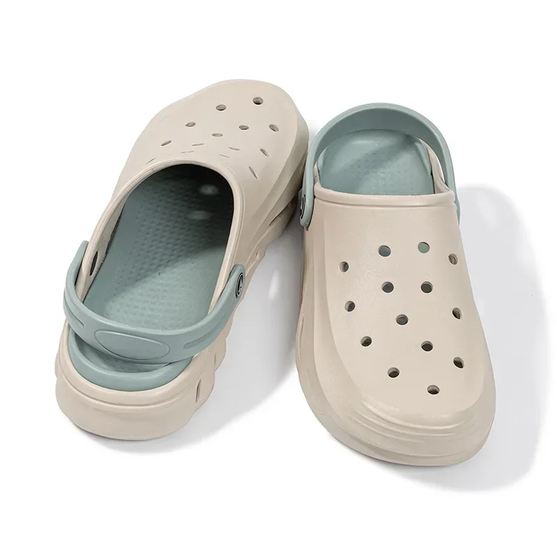 Men Slippers Summer EVA Soft-soled Platform Slides Sandals Indoor Outdoor Walking Beach Shoes Flip Flops