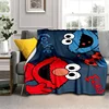 3D Print S-Sesame Street cartoon  Flannel Throw Blanket,Multi-purpose Holiday Gift Blanket Warm And Soft Blankets All Seasons 3