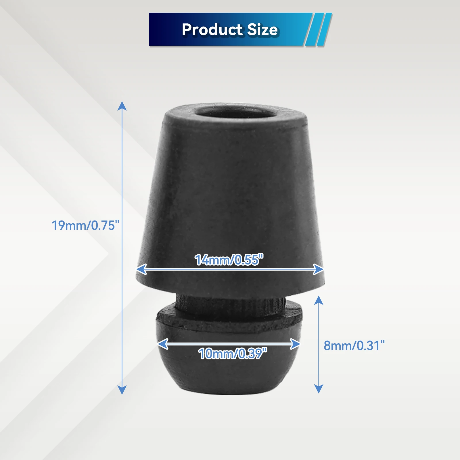 Car Door Dampers Rubber Pad Cover Rubber Anti Shock Cap 10x for Hyundai Elantra Sonata Accent ix35 IX45 Kia Rio 4 5 Ceed door lock damper