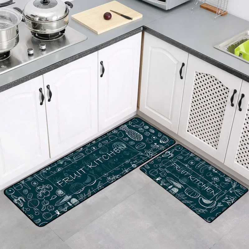 

Washable Non-slip Long Kitchen Floor Mat Bathroom Entrance Door Mat Bedroom Living Room Bedside Area Rugs Tapis Tapete