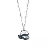 Collier Jujutsu Kaisen Yuji Itadori et Gojo Satoru, nouveau, créatif, mignon, tendance, personnalisé, portable, pendentif pour étudiant 5