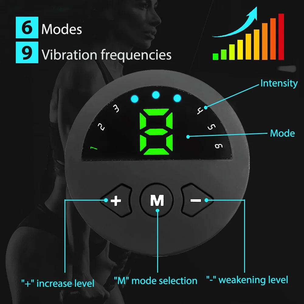 Belly massager EMS Abdominal Belt Electric Muscle Stimulation Portable Fitness Massager Waist Trainer Body Slimming Shaping 3