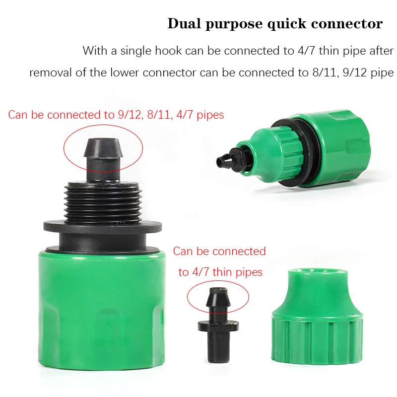 Garden Irrigation Kits 5-20M Automatic Spray Atomizing Sprinkler Adjustable Watering System Misting Cooling Nozzle