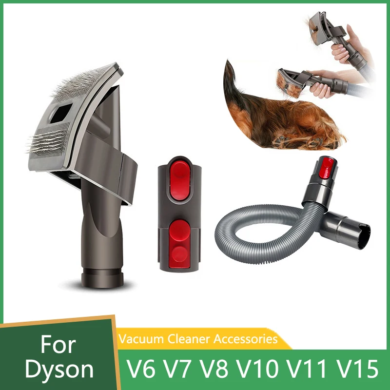 PetGroomingVacuumAdapterDogBrushForDysonV6V7V8V10V11V15