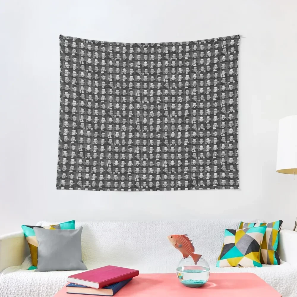 

Funny Faces with Jim Varney in Black and White Tapestry Wall Decorations Home Supplies Tapestry