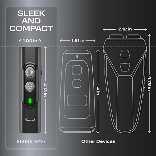 ABQP 초음파 애완견 퇴치기, 안티 짖는 중지 껍질 훈련 장치, USB 충전식 고출력 개 훈련 구충제 4