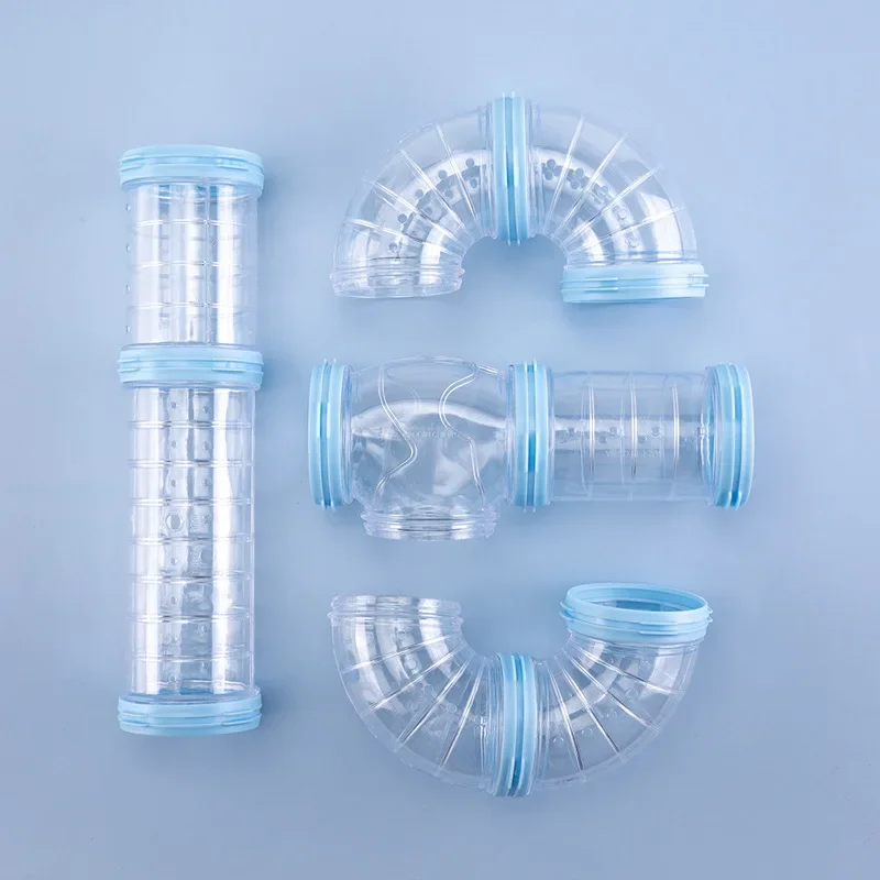 Hamster Tunnel Toy Maze DIY Remodeled Cage External Tubes Set Sports U Pipe Guinea Pig Accessories Pipeline Chinchillas Supplies small pet tunnel,hamster cage tunnel,hamster toy maze