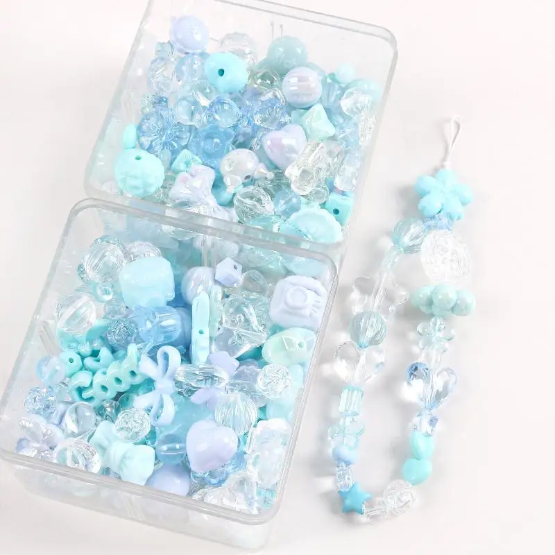 20/100 gr/paket Gemischte Stil Gemischte Farbe Acryl Lose Perlen Für Armband Halskette Schmuck Machen Liefert DIY Handgemachte Zubehör – Detail 10