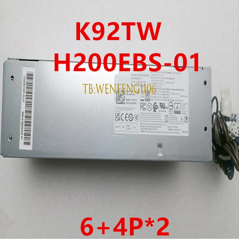 Nuovo Alimentatore Originale Per Dell Optiplex 3060 3080 3470 Sff 6Pin + 4Pin * 2 200W Alimentatore K92Tw 0 K92Tw H200Ebs-01