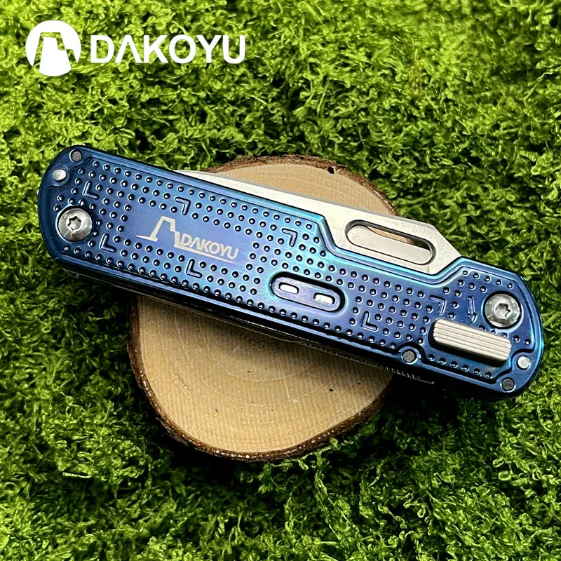 다코유 블루 실버 다기능 경량 아웃도어 EDC 도구, 캠핑 도구, D4 멀티툴