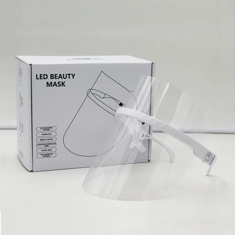 LED Light maseczka do twarzy Instrument 3 kolory SPA dla twarzy terapia fotonowa leczenie przeciw zmarszczkom trądzik odmładzanie skóry