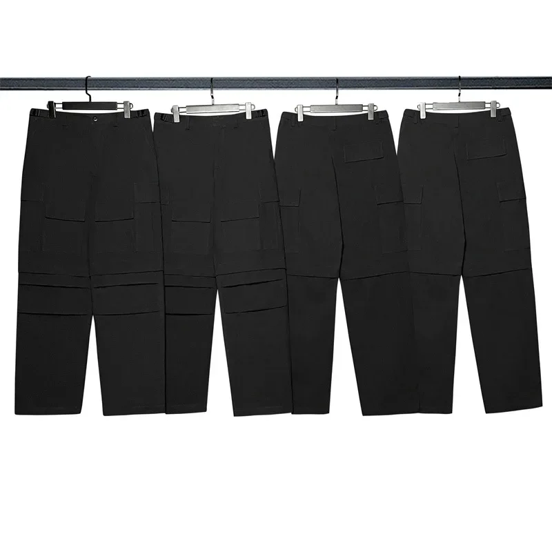 Description Picture 3 of itemParis Style Travis Scott Music Festival Style Cotton Multi-Pocket Overalls Men'S Autumn Trousers