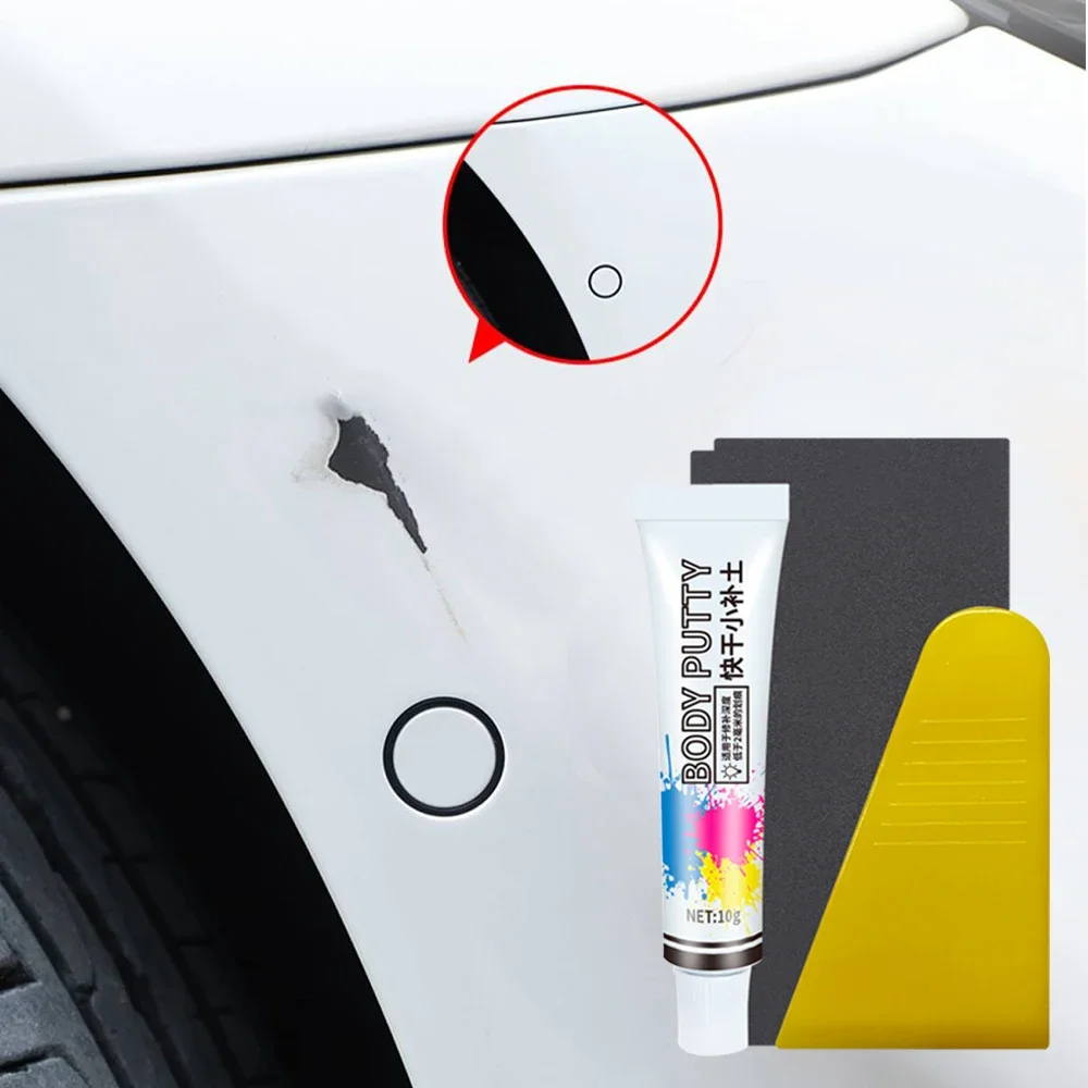 

Polishing Grinding Repair Tool Quick Dry Paint Scratch Kit Fill Sand Holes and Fine Atomized Ash Cleaning Maintenance 10g