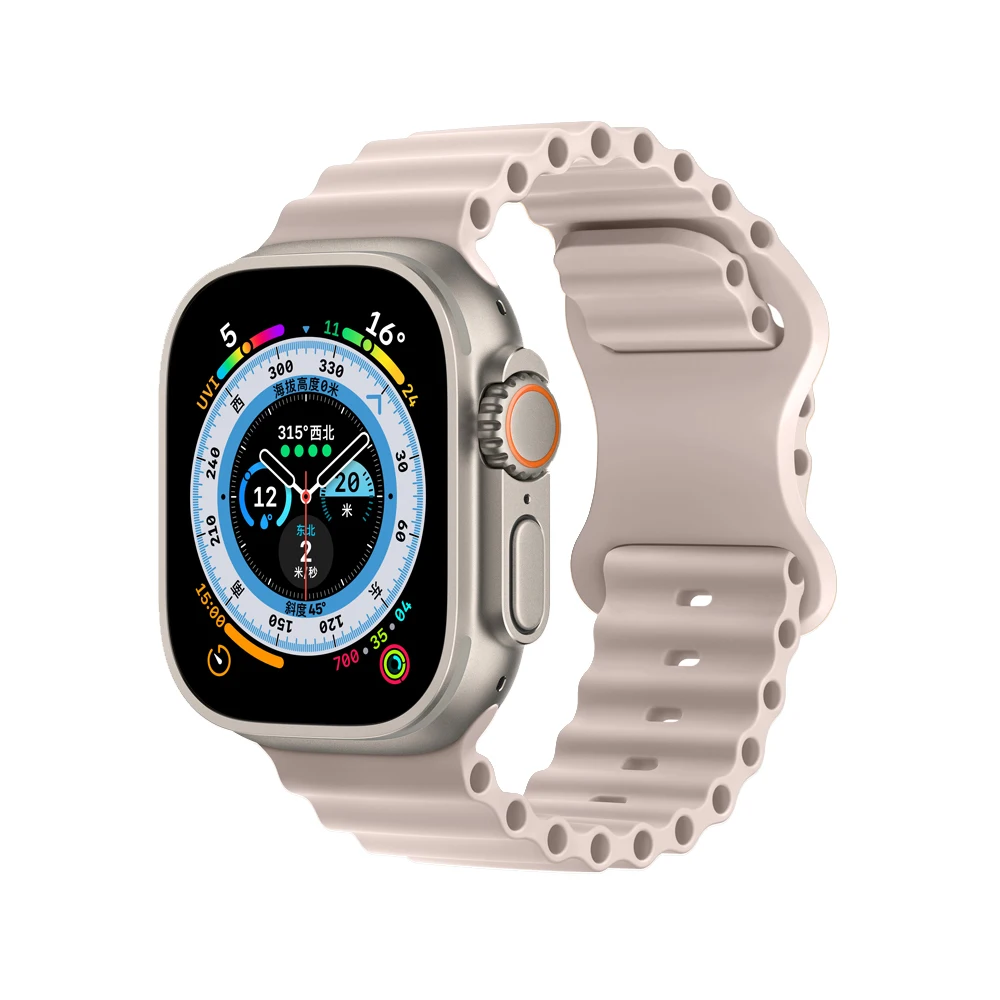 Breathable Ocean Silicone Strap