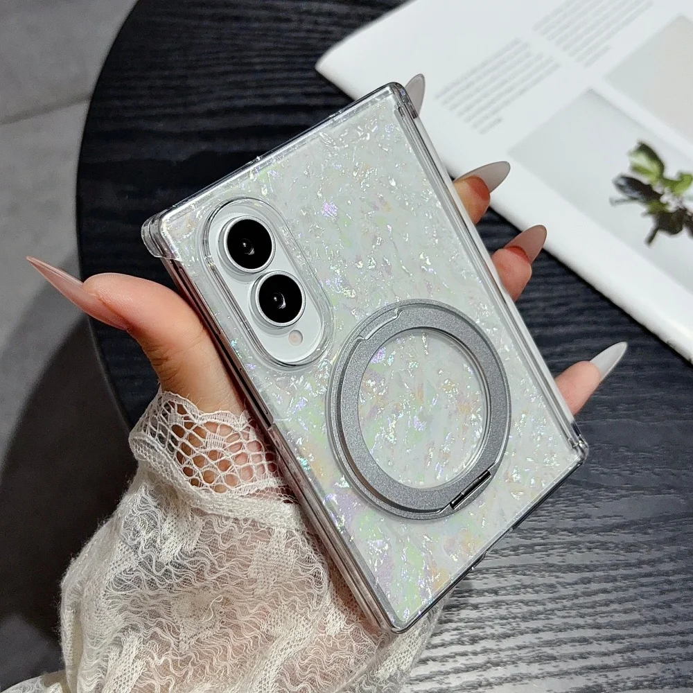 Colorful Rotating Magnetic Shockproof Cover with 360-Degree Bracket Rotation