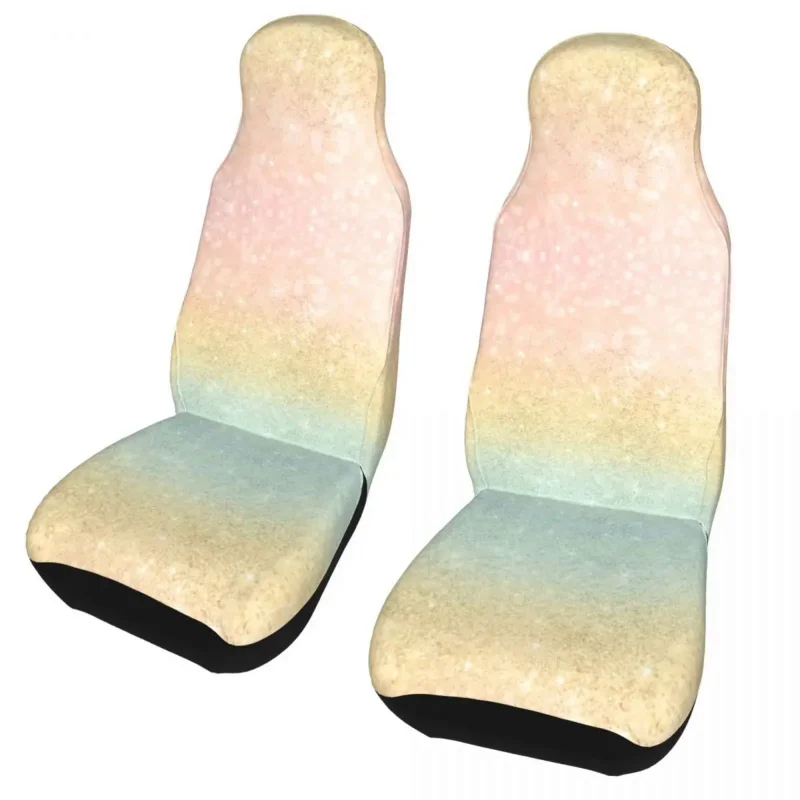 

Pink Gold Mint Glitter Ombre Luxury Universal Car Cover for most cars AUTOYOUTH Covers Fiber Seat Protector