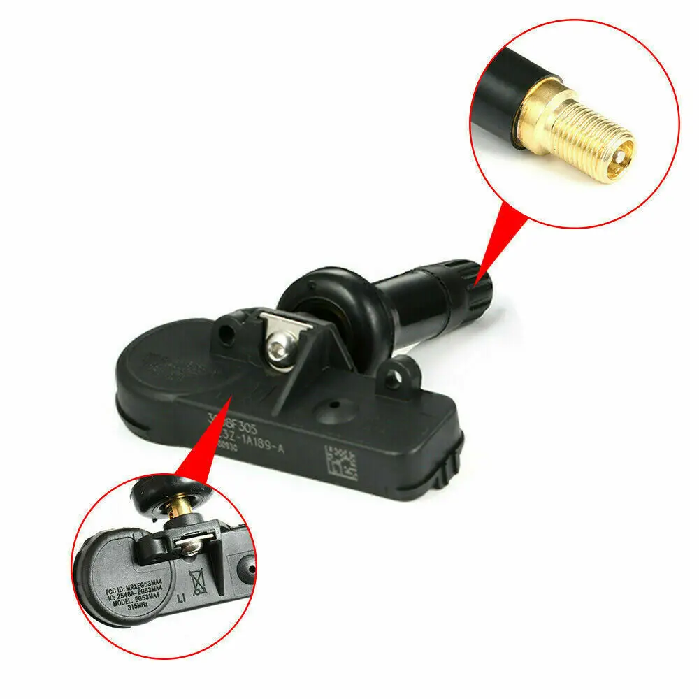 Ÿ̾ з  ,     ̽ ͽ÷η ť  ж, 9L3T-1A180-AF, 315MHz TPMS , 4 