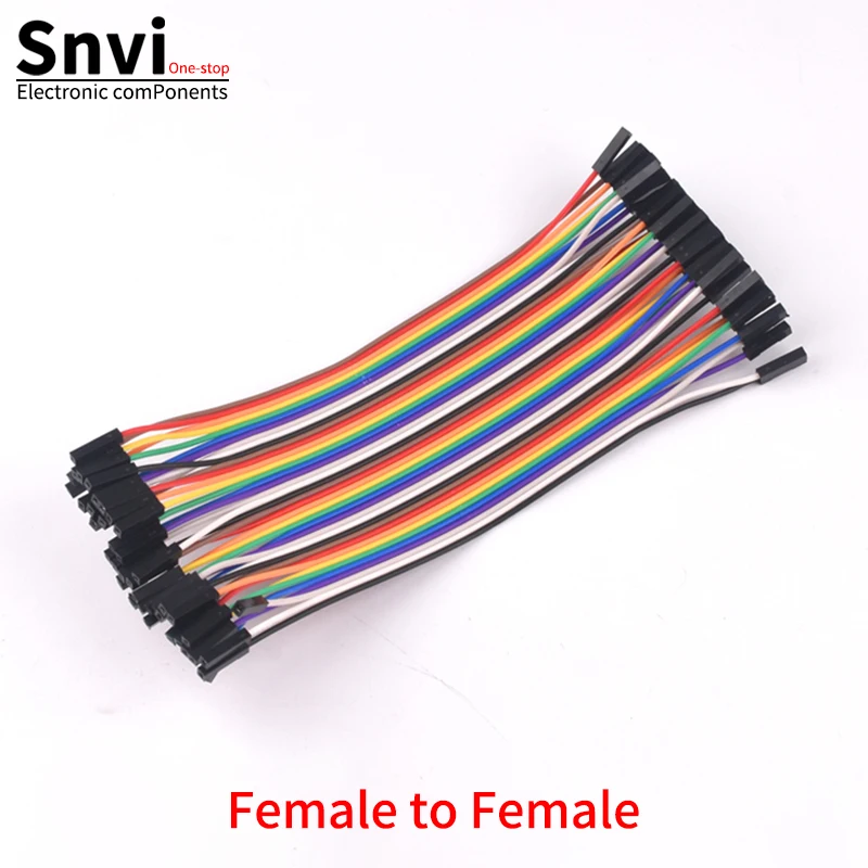 40-Pin Dupont Jumper-Kabel-Set 10cm 20cm 30cm 40cm Stecker zu Stecker Buchse zu Stecker Buchse zu Buchse Dupont-Leitung für Arduino DIY – Detail 2