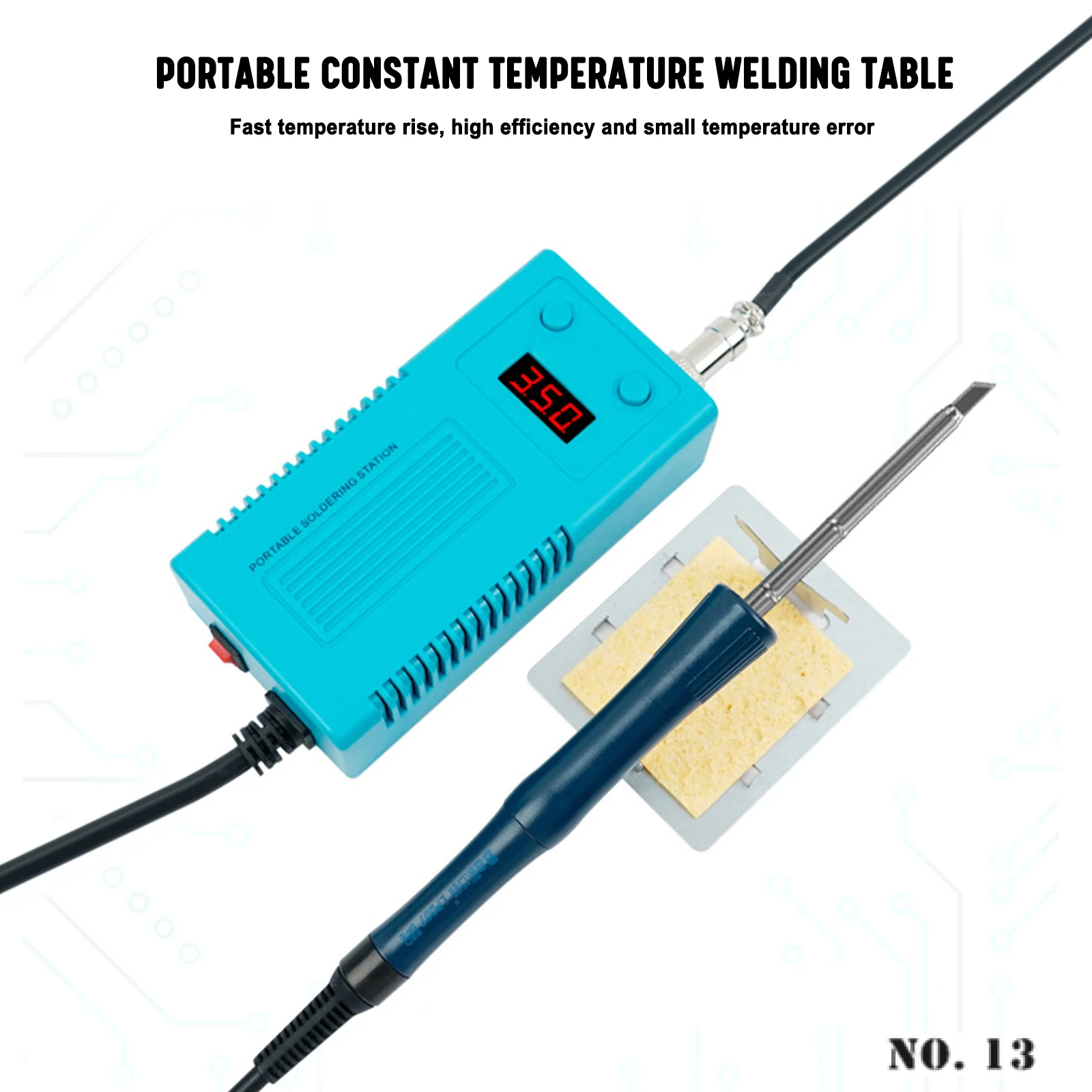 

BK950D Electric Welding Station Digital Constant Temperature Welding Station T13 In-line Welding Station Electric Soldering Iron