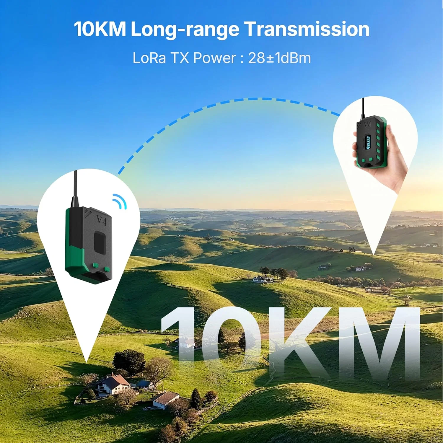 รูปสินค้า ชุดพัฒนา IoT สำหรับ Arduino พร้อม LoRa โมดูลและ OLED จอแสดงผล