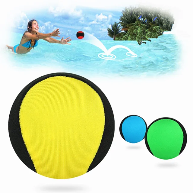5.5cm Outdoor Toys Water Bouncing Ball Swimming Pool Beach Ball Skips On Water Game Stress Relief Sports For Kids Children Adult 1