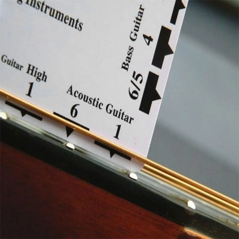 Bass Measuring Ruler Double-sided Guitar String Height Measurement Tool Luthier Tools Musical Instrument Accessories
