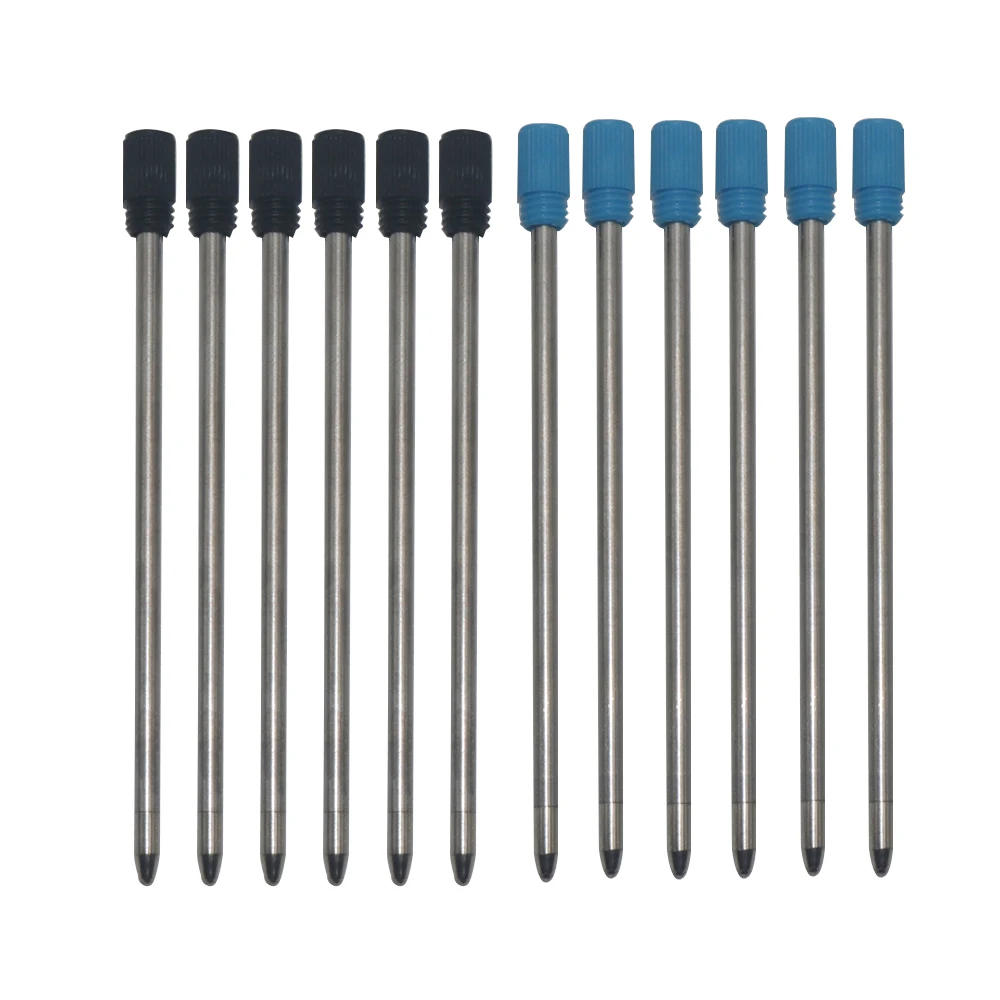 20 Pcs 7cm 길이 금속 펜 리필 다이아몬드 크리스탈 볼 포인트 펜 리필 0.7mm 사무실 학교 용품에 대 한 특별 리필