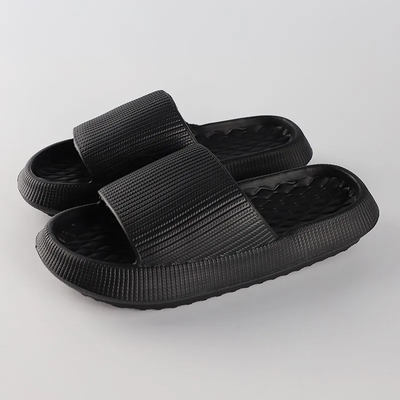 Crestar Women Summer Slippers Indoor Thick Sole Non-slip Bathroom Slides Comfort Soft Sole EVA Sandals Lady Beach Platform Shoes 6
