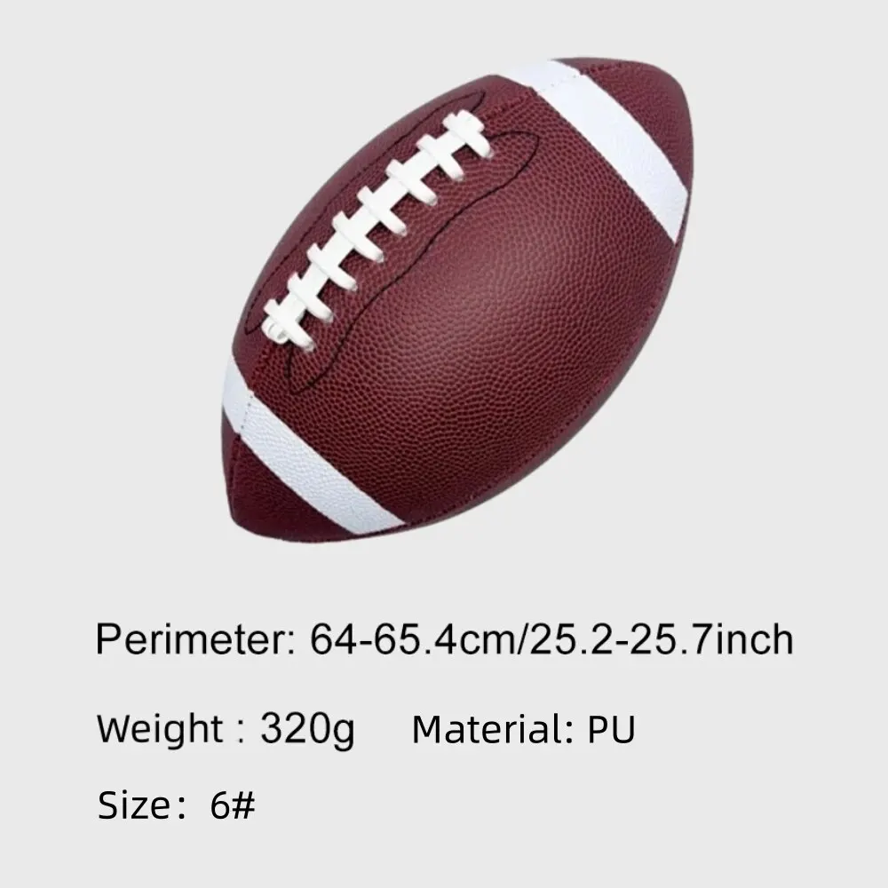 Rugby Ball Rugby Adult Youth Group Training Competition Sports PU Rugby Anti Slip Easy to Handle Football American Football Ball