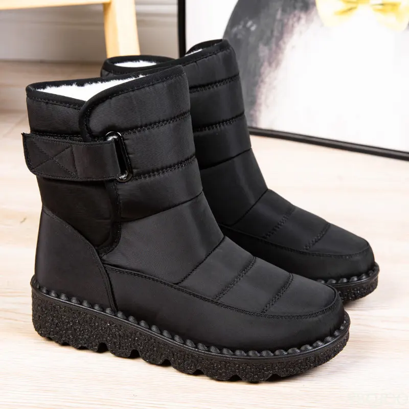 Botas de nieve antideslizantes para Mujer, botines impermeables