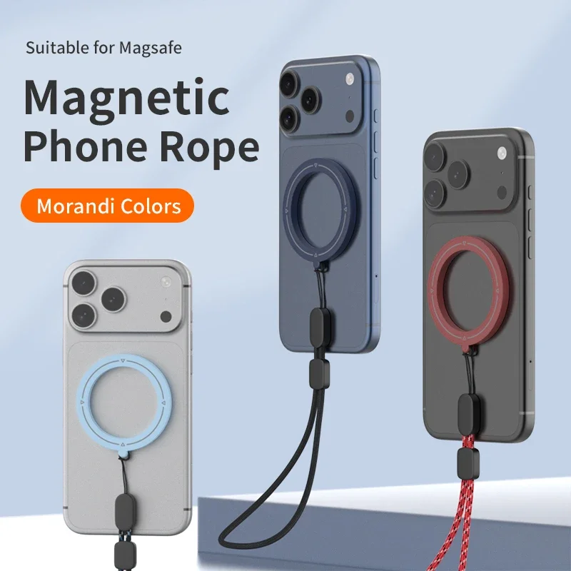 Magnetic Ring Mobile Phone Lanyard Strap with Multiple Color Options