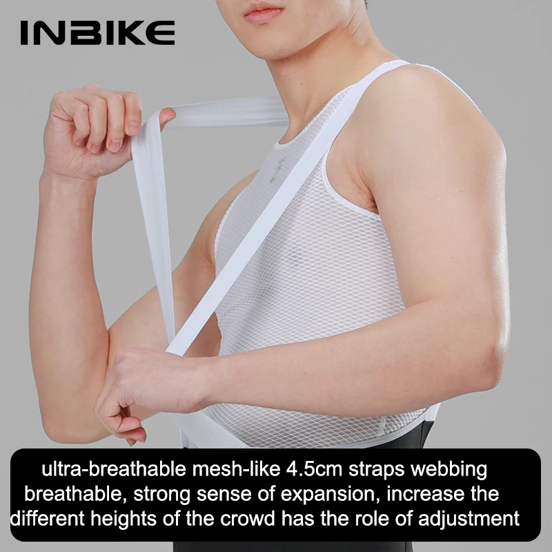 INBIKE Summer Men's Cycling Bib Trousers Breathable Cycling Pants Jerseys Quick Dry MTB Road Bike Pants