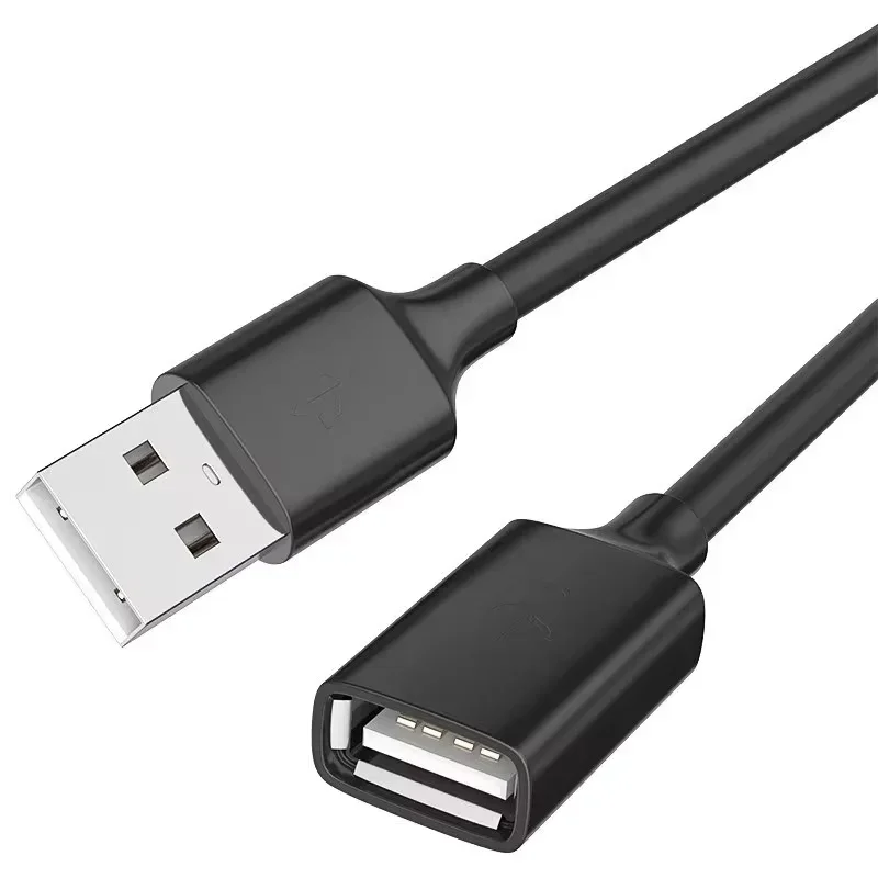 Кабель-подовжувач USB 2.0 Кабель-подовжувач USB 2.0 «папа-жінка» Кабель передачі даних підходить для ПК TV Кабель мобільного жорсткого диска USB