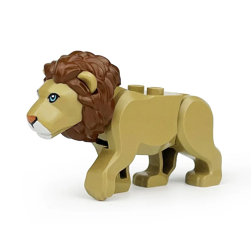 Safari Animal Building Block Figures - Educational Mini Toys & Gifts