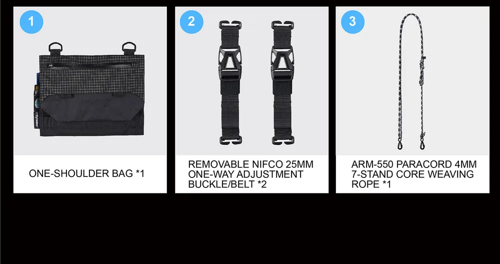 Reindee Lusion 24ss FP01 Multifunctional backpack combined materials xpac cd hard shell techwear accessories edc carrier