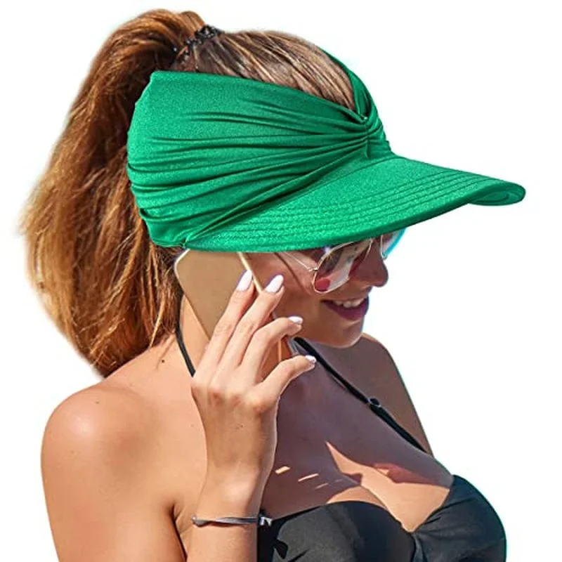 Hat Women Summer Sun Visor Hat Female Girls Anti-UV Elastic Hollow Top Hat  Outdoor Sun Hats Summer Beach Hat Visor Caps for Lady - AliExpress