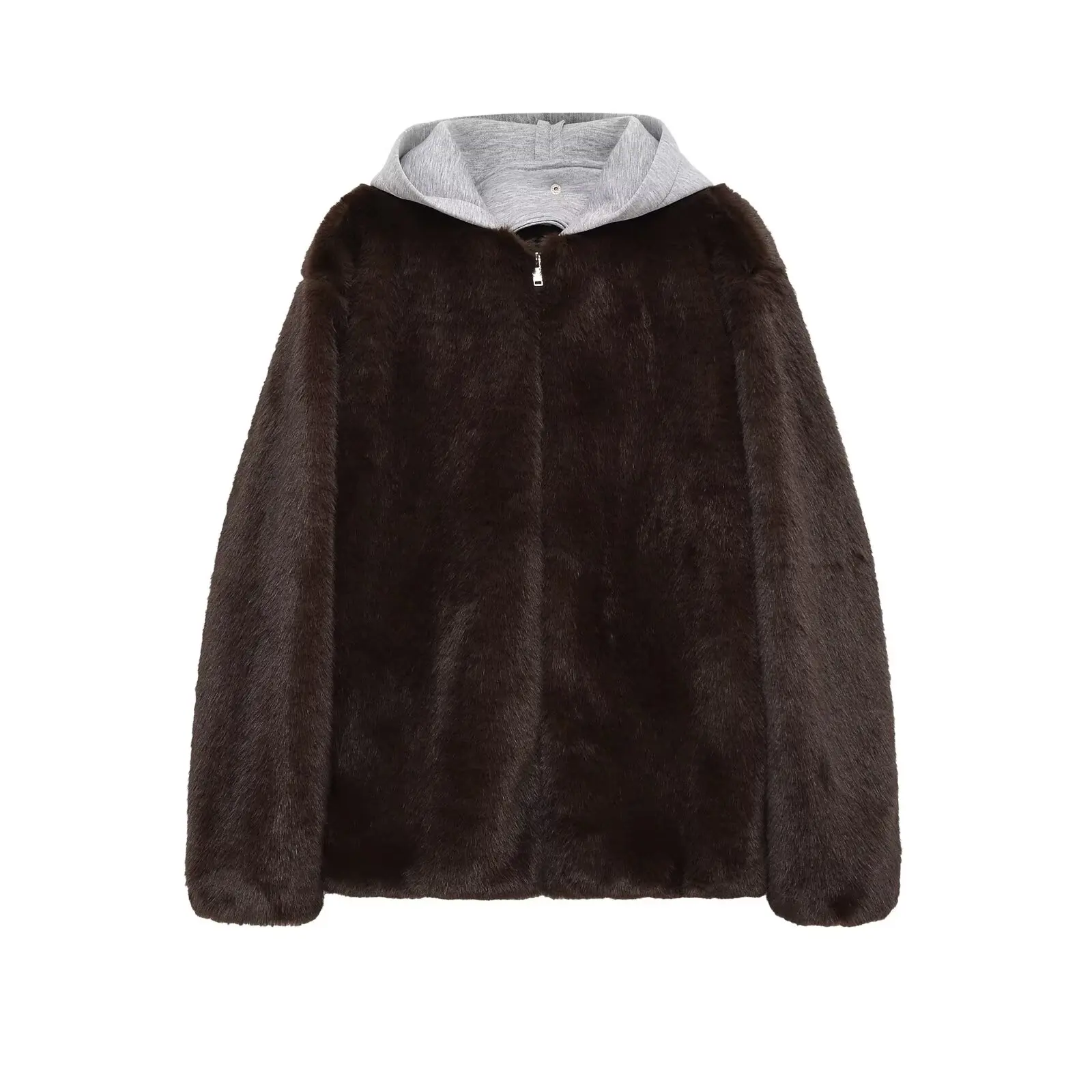 CharmChant Faux Fur Jacket side view